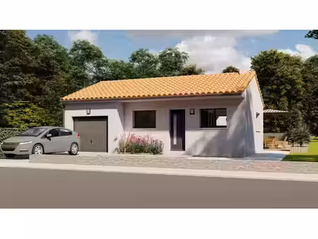 terrain avec maison neuve à vendre