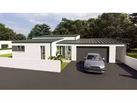 terrain avec maison neuve à vendre
