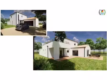 terrain avec maison neuve à vendre
