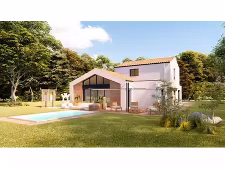 terrain avec maison neuve à vendre