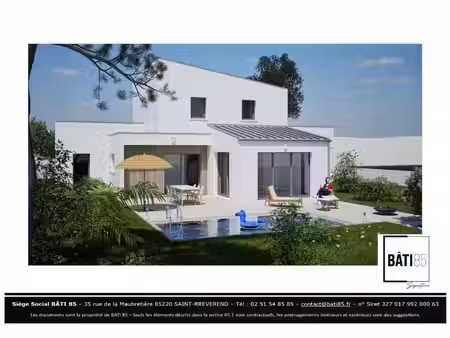 terrain avec maison neuve à vendre