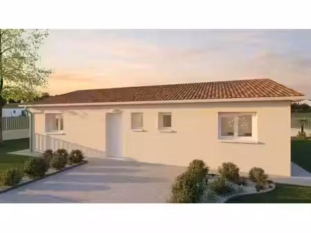 terrain avec maison neuve à vendre