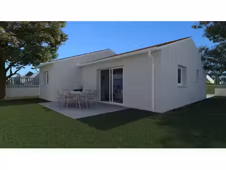 terrain avec maison neuve à vendre