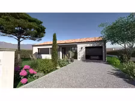 terrain avec maison neuve à vendre