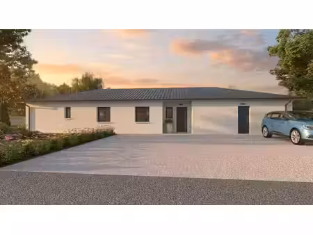 terrain avec maison neuve à vendre
