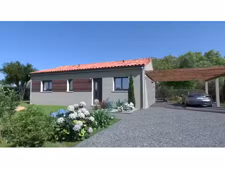 terrain avec maison neuve à vendre