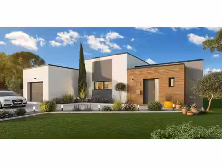 terrain avec maison neuve à vendre