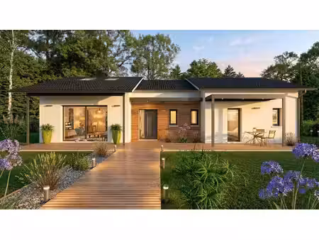 terrain avec maison neuve à vendre