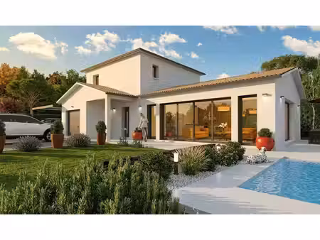 terrain avec maison neuve à vendre