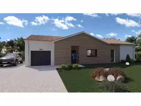 terrain avec maison neuve à vendre