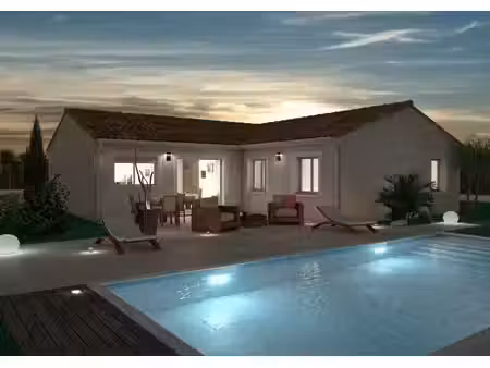 terrain avec maison neuve à vendre