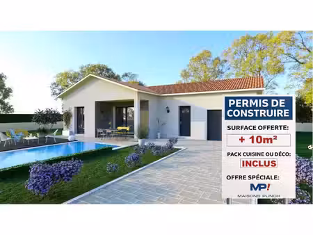 terrain avec maison neuve à vendre
