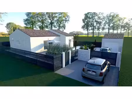 terrain avec maison neuve à vendre
