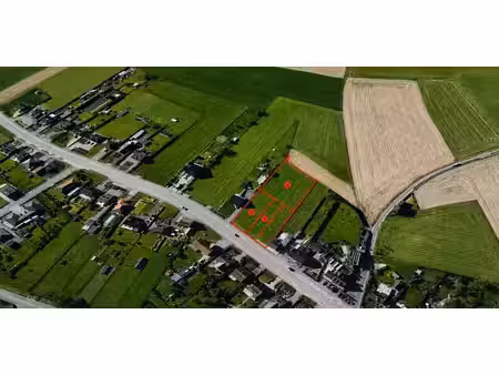 ruime bouwgrond voor halfopen bebouwing met open uitzicht...