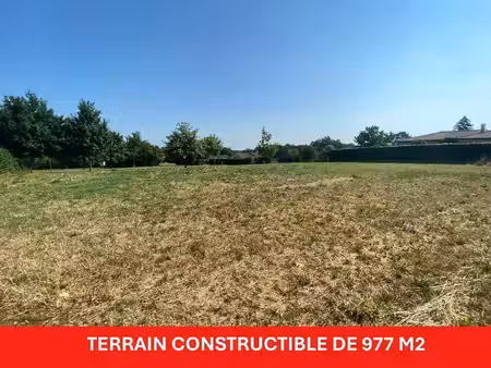 terrain constructible à vendre
