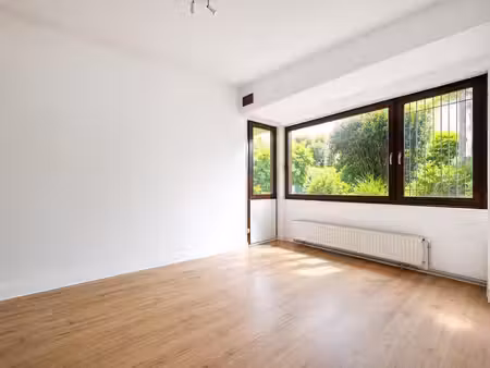 studio / bureau lumineux au vert chasseur