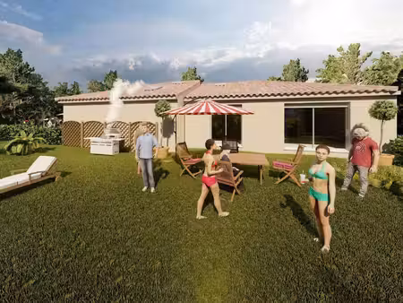 terrain avec maison neuf à vendre
