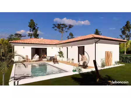 projet de construction d'une maison 104 m² avec terrain à saint-etienne-d'orthe (40)