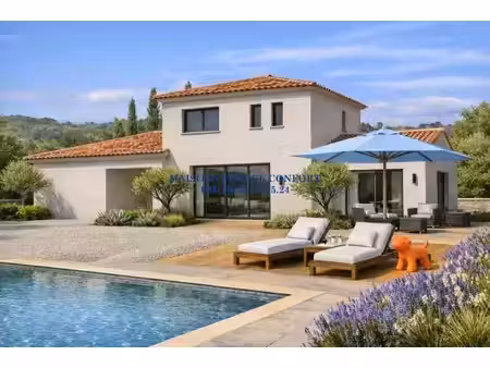terrain avec maison neuve à vendre