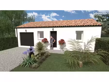 maison 56.05 m² avec terrain à lege (44)