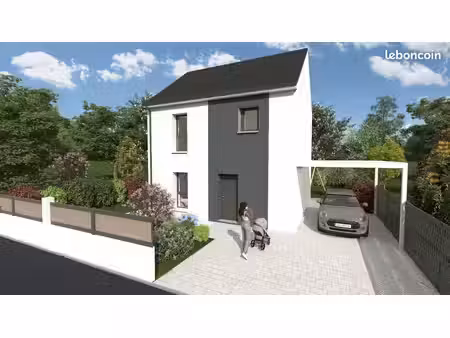 projet de construction d'une maison 80 m² avec terrain à la roche-blanche (44)