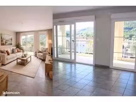 grand f3 de 89 m2 avec balcon et garage à la fouillouse centre
