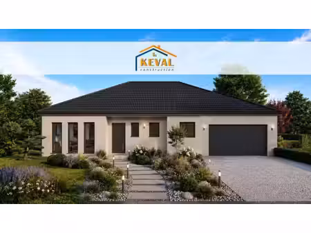 terrain avec maison neuve à vendre