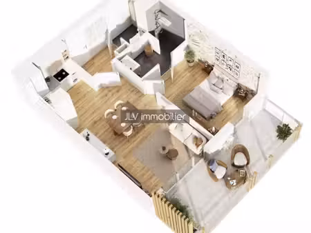 appartement 2 pièces 45 m²