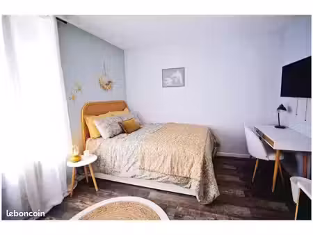 colocation entièrement louée – 3 chambres / 3 salles d’eau privatives – 1 365 hc/mois – ca