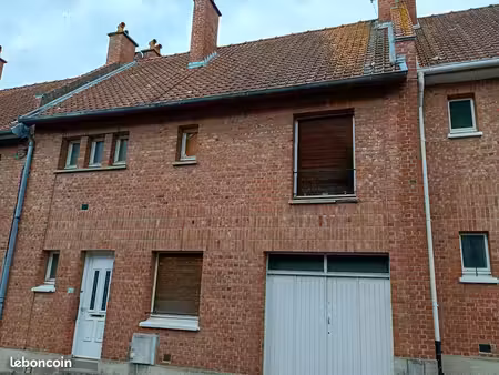 maison avec garage et jardin intramuros bergues