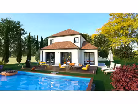 terrain avec maison neuve à vendre