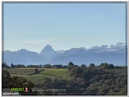 terrain 1500m² vue pyrénées secteur sauvagnon