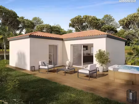terrain + maison neuve 50 m² à pollestres (66450) – 2 chambres  terrain 350 m²