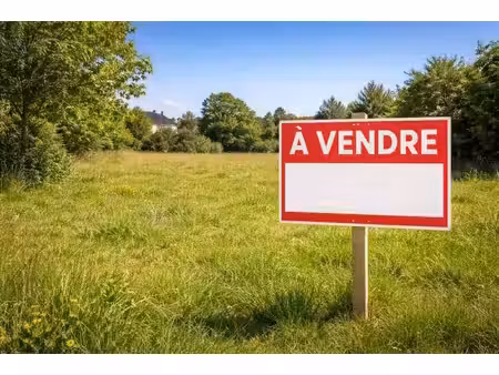 terrain constructible à vendre