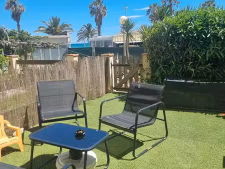gd studio+jardinet vue mer 32m2