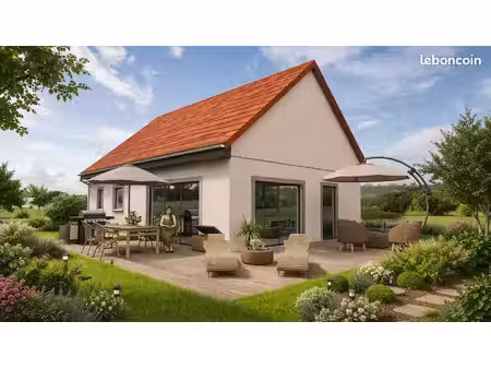 projet de construction d'une maison 79 m² avec terrain à drulingen (67)