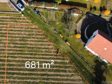 terrain constructible rue du stade 681 m2 wihr au val