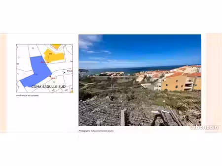 terrain constructible vue mer avec permis accepté