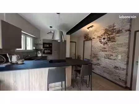 appartement 3 pièces entièrement meublé