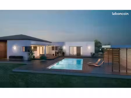 maison contemporaine neuve 150 m² avec terrain de 1 835 m² à montesquieu-des-albères (6674