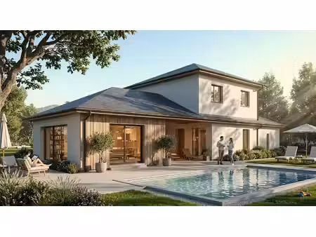 terrain avec maison neuve à vendre