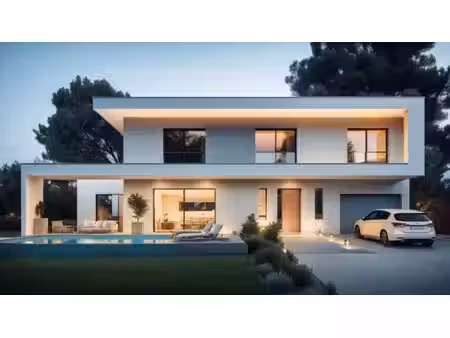 terrain avec maison neuve à vendre