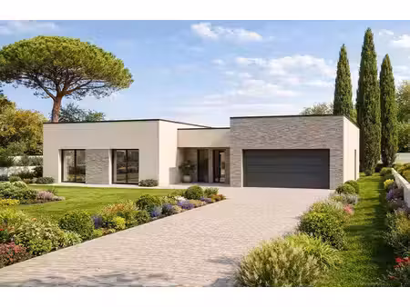 terrain avec maison neuve à vendre
