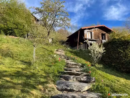 chalet bois 55m2 3 pièces vue mont blanc