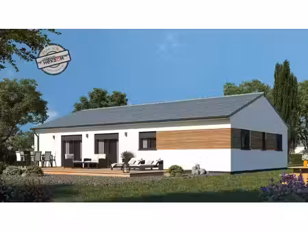 terrain avec maison neuve à vendre