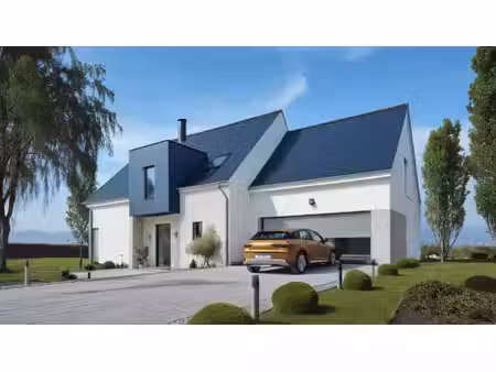 terrain avec maison neuve à vendre