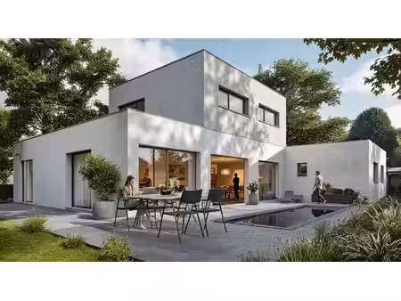 terrain avec maison neuve à vendre