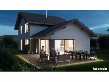 projet de construction d'une maison 137 m² avec terrain à larringes (74)