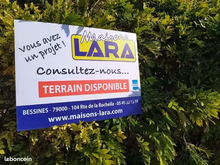 terrain 415 m² bessines