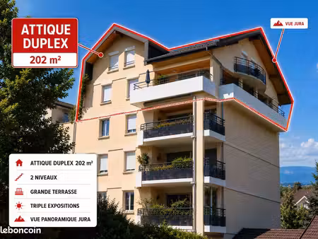 rare à la vente - attique duplex de prestige aux portes de genève